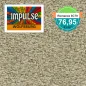 Preview: Teppichmuster mit Label „Impulse WOLFSBURG“ und Badge „Romance 6C79 – 76,95 €/m²“
